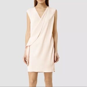 AllSaints Aurie Dress - Blush Pink - NWT
